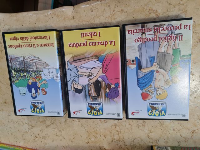 Vhs parabole cartoni edizioni San paolo