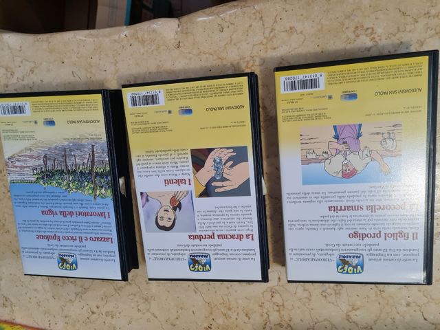 Vhs parabole cartoni edizioni San paolo