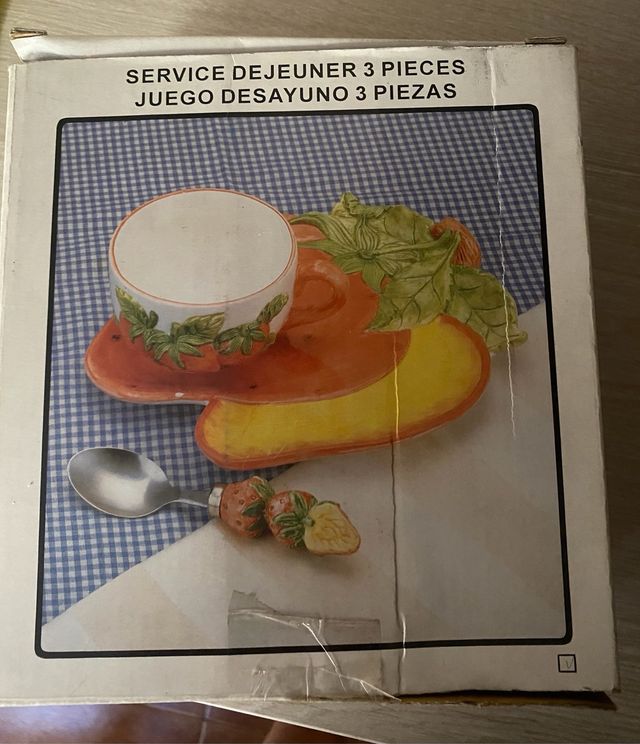 Servicio desayuno 3 piezas