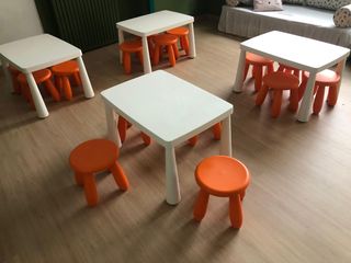 Set tavolo/sedia (PREZZO SULLA DESCRIZIONE)