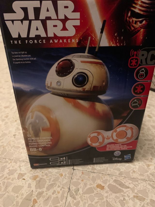 BB-8 teledirigido, mando y caja original. SIN USAR