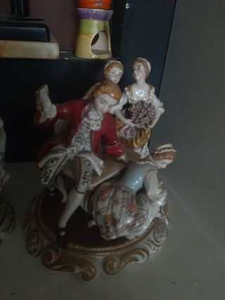 Dos porcelanas Meissen