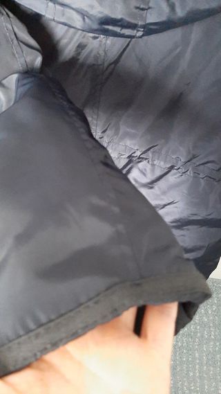 Parka lluvia o frío, interior acolchado