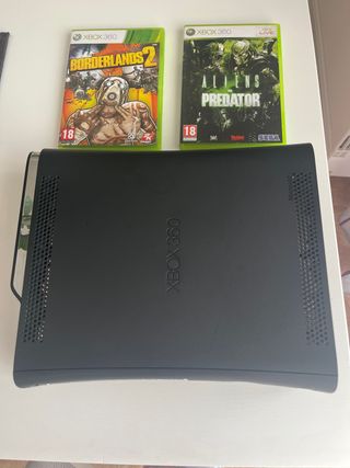 XBOX 360, BORDEELANDS 2 y ALIENS VS PREDATOR