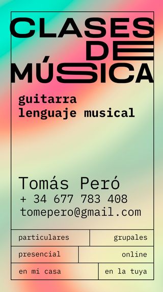 Clases de guitarra y lenguaje musical