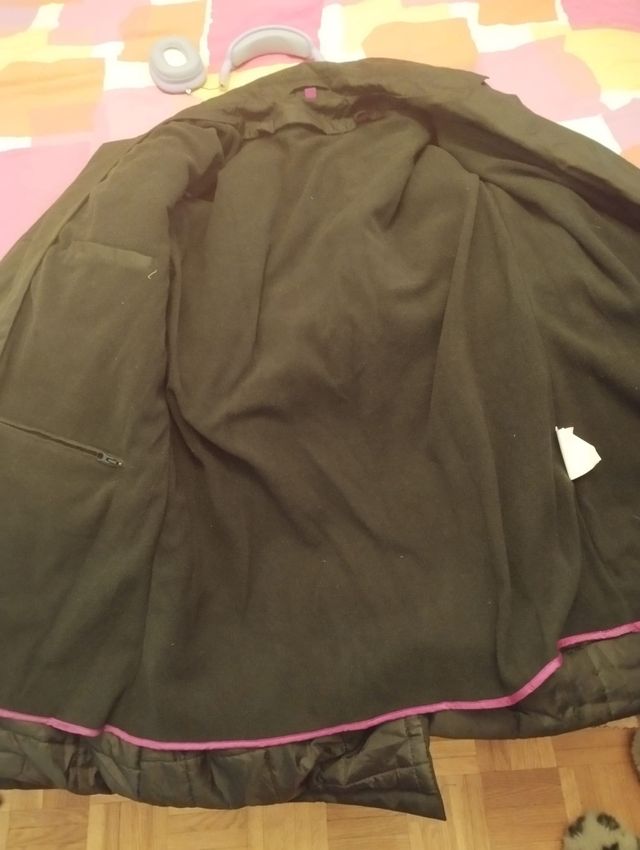 gabardina con forro polar