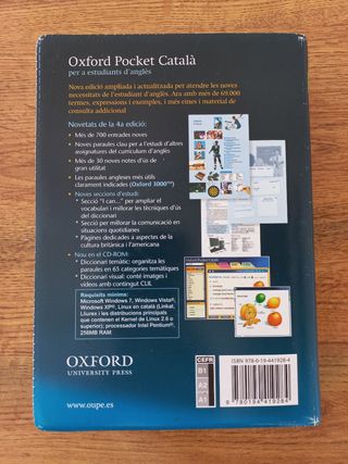 Diccionari OXFORD Pocket Català