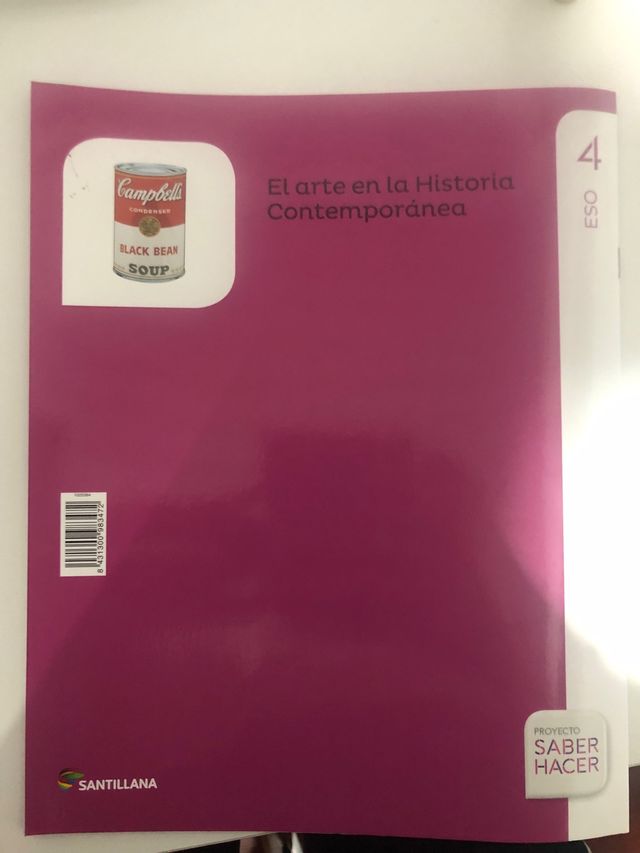 libro historia cuarto de ESO
