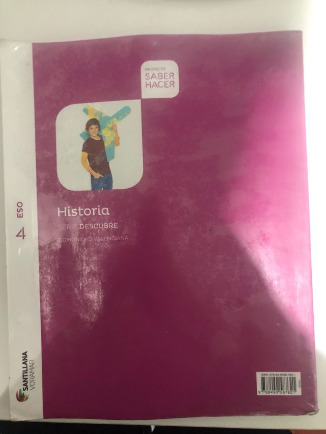libro historia cuarto de ESO
