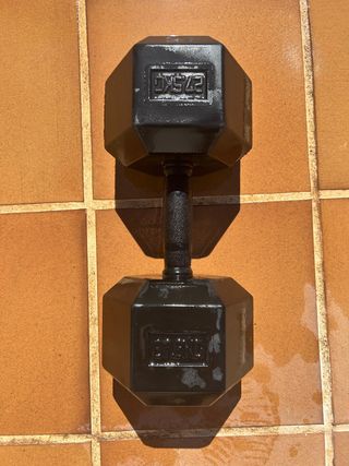 Mancuerna 27,5 kg Full Rubber Xenios