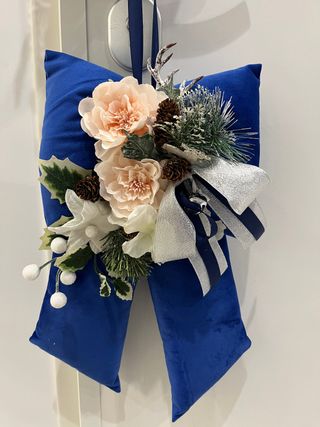 fiocco e palla di natale 
