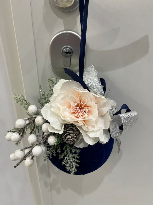 fiocco e palla di natale