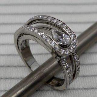 Anillo FRED Paris “Lovelight” 950 Pt Diamond RING