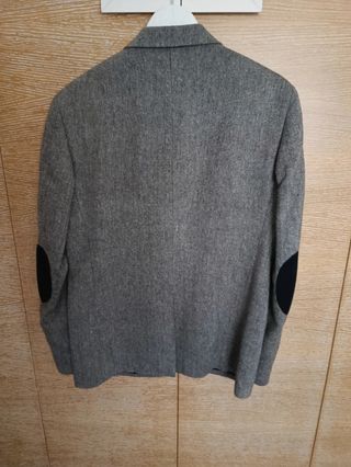Americana hombre gris