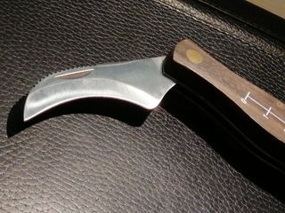 Navaja para setas con cepillo