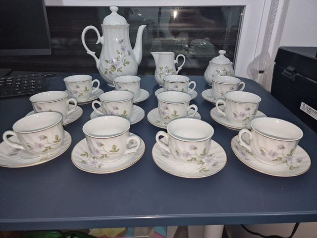 Set tazas porcelana antiguas vintage