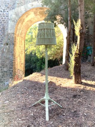 LAMPARA VINTAGE DE PIÉ