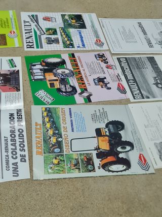 folletos tractor Renault fruteros
