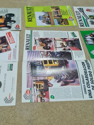 folletos tractor Renault fruteros