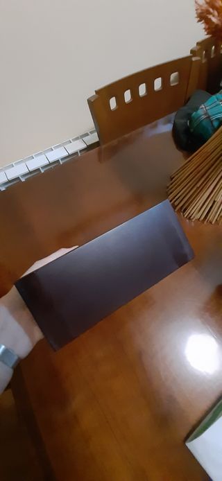 Reloj de pendulo plata y madera maciza