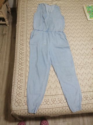 Mono vaquero largo chica Zara talla S