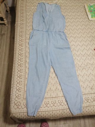 Mono vaquero largo chica Zara talla S