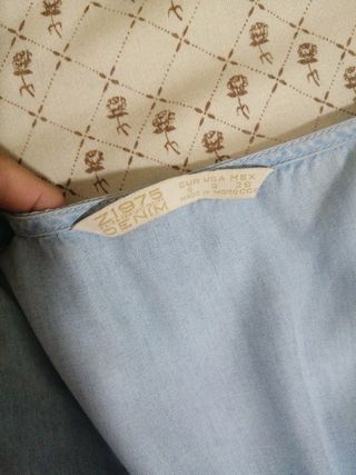 Mono vaquero largo chica Zara talla S