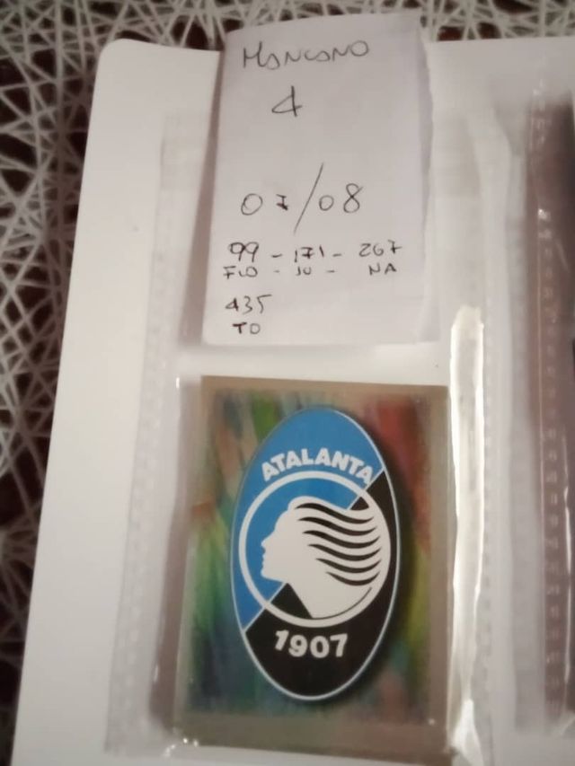 figurine panini solo scudetti. 20€ a stagione