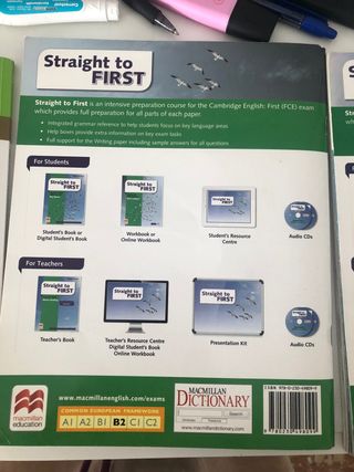 libro ingles  STRAIGHT FIRST