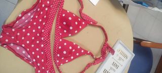 Bikini rojo lunares S