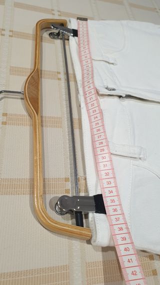 Pantalón blanco pitillo talla M