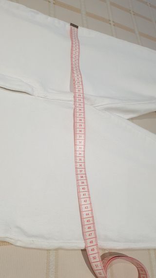 Pantalón blanco pitillo talla M