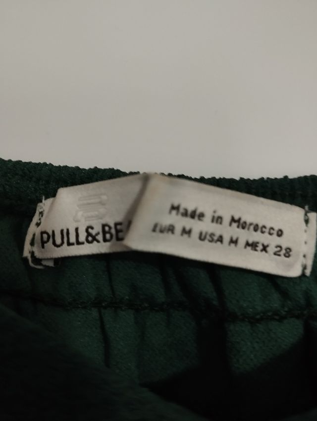 Crop top verde pull&bear