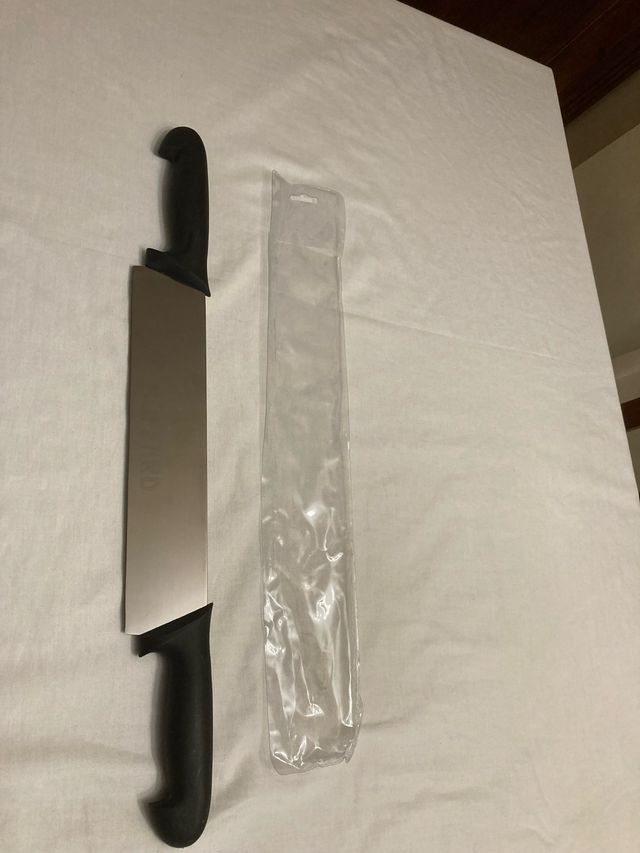 2 cuchillos queso dible mango