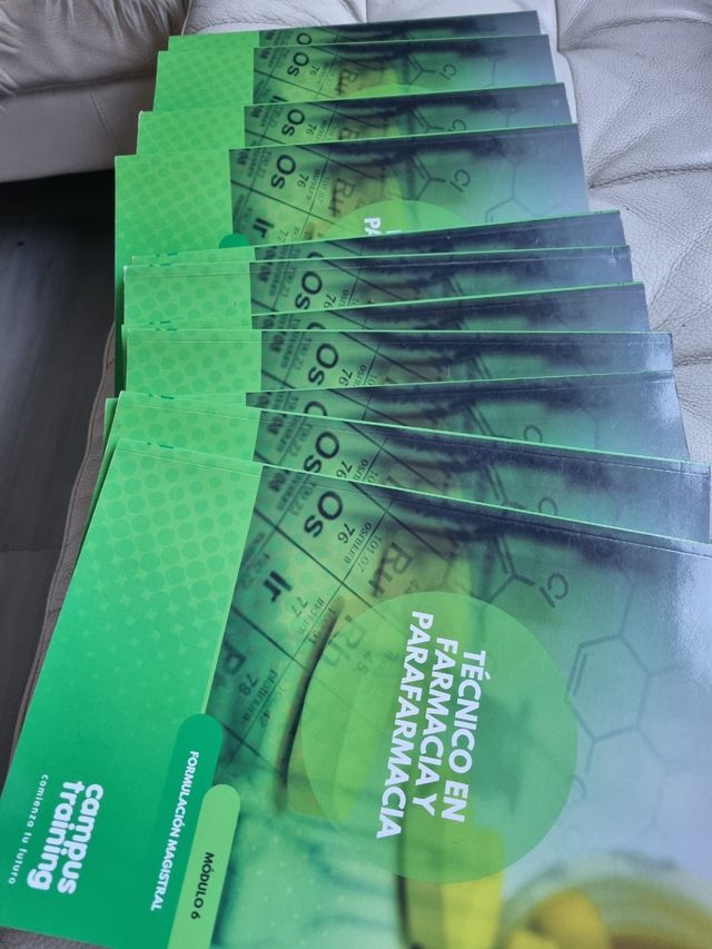 Técnico en Farmacia y Parafarmacia completo