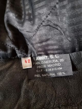 Abrigo piel T.42