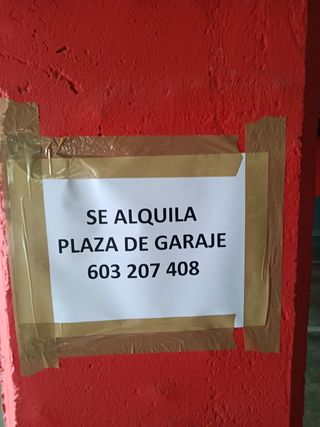 Garaje en alquiler