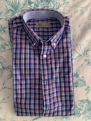 camisa cuadros caballero