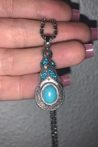 SOLO HOY 9 E Conjunto plata envejecida Boho