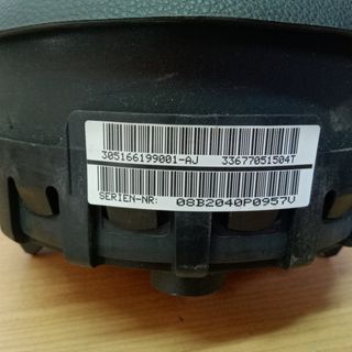 AIRBAG VOLANTE BMW SERIE 1 E87 120 D AÑO 2007