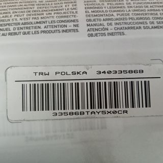 AIRBAG DERECHO SALPICADERO BMW SERIE 1 E87 120 D