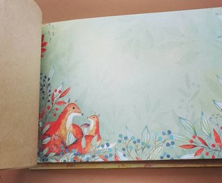 Álbum Otoño y libreta hechos a mano