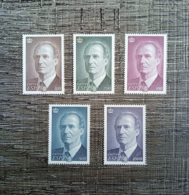 FRANCOBOLLI JUAN CARLOS I NUOVI 1995-1996