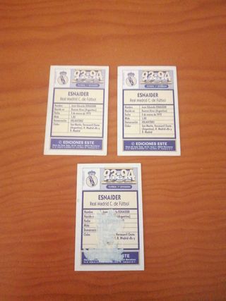 CROMOS FUTBOL LIGA ESTE 93/94