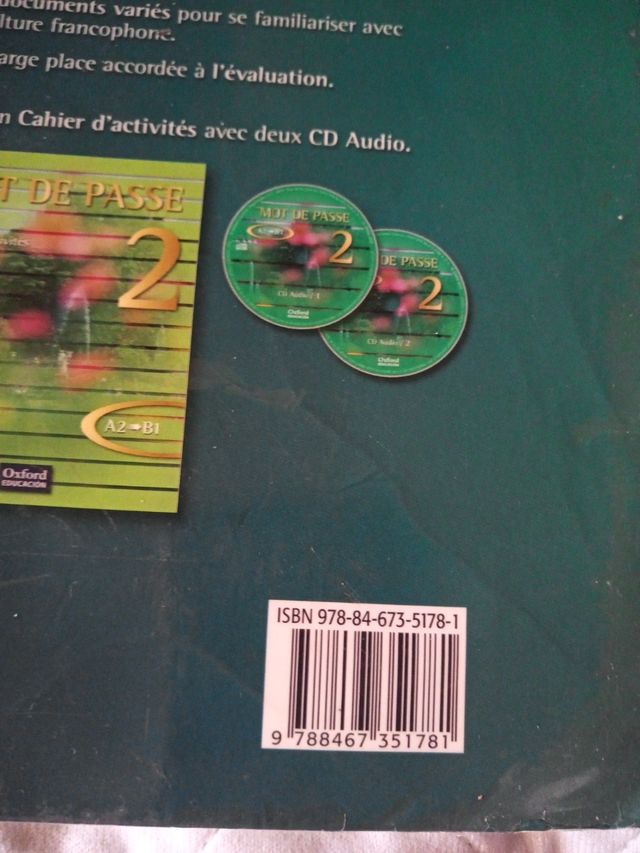 LIBRO DE FRANCÉS MOT DE PASSE 2 BACHILLERATO