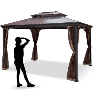 Gazebo da Patio Gazebo da 10x10ft Hardaze Gazebo c