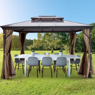Gazebo da Patio Gazebo da 10x10ft Hardaze Gazebo c