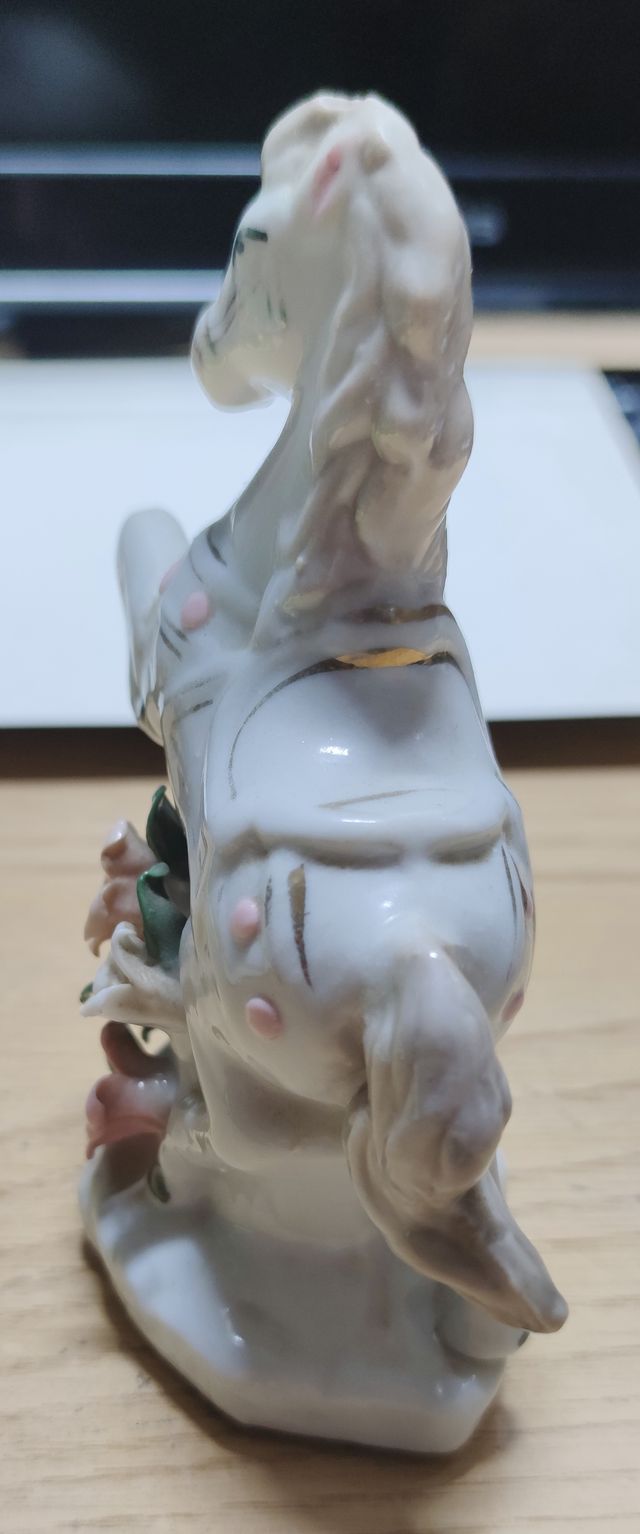 CABALLITO,GATITO,CESTITA CISNE Y PELOTA ACERO