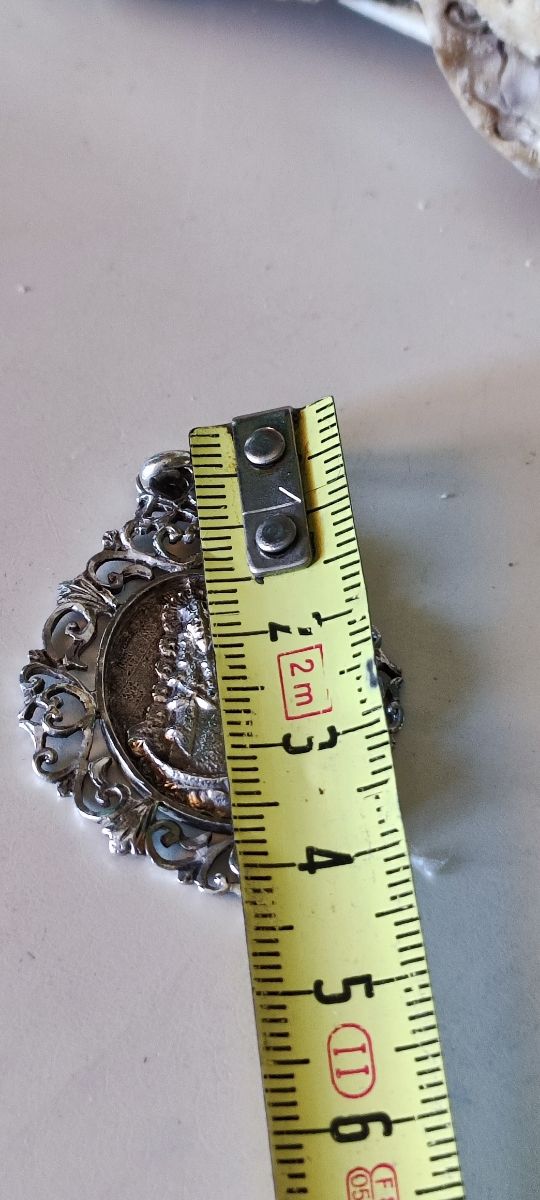 Medalla de plata de ley virgen del.rocio