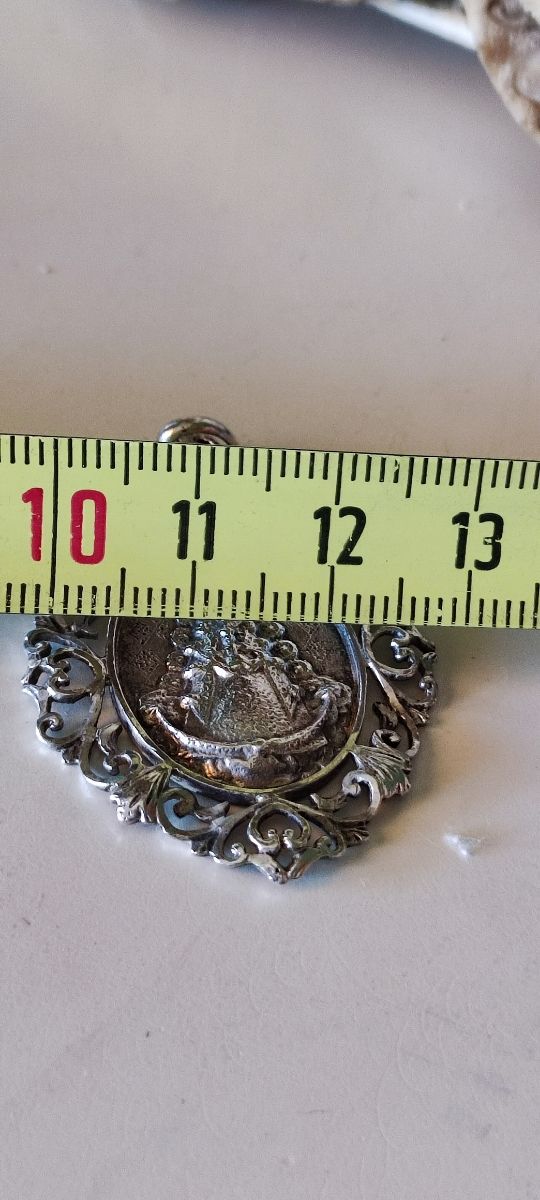 Medalla de plata de ley virgen del.rocio